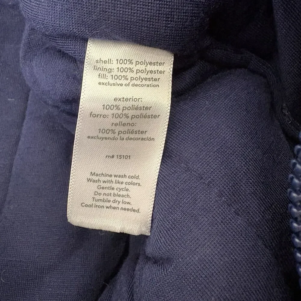 CARTERS CUTE & CUDDLY BLUE INFANT SNOWSUIT WITH EARS.  SZ.  6 MONTHS